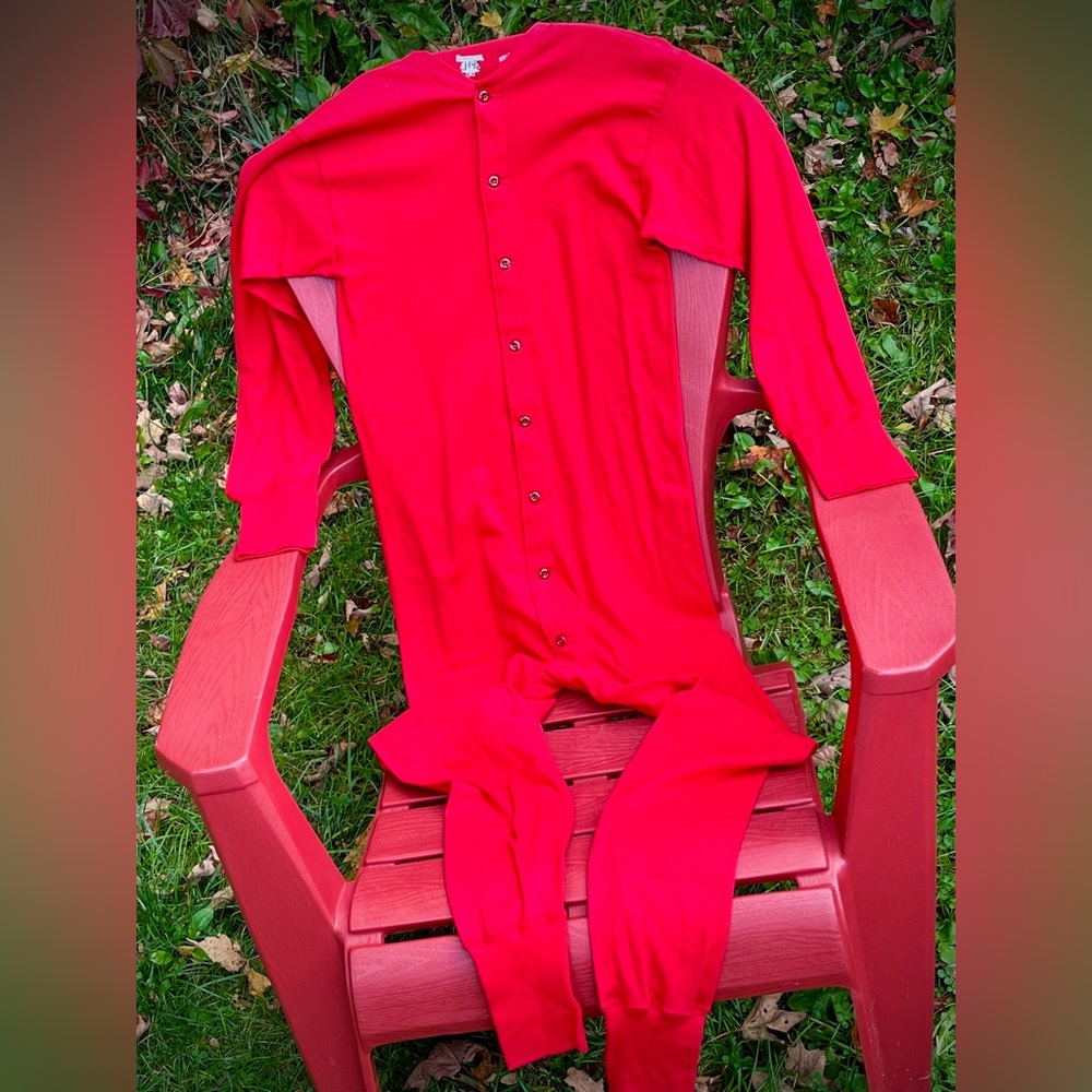 Stanfield’s Irregular Premium Onesie - Like New - Never Worn - Men’s M - Red